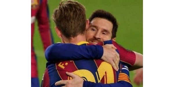 Frenkie de Jong nedostaje Lionelu Messiju koji nosi 10. majicu Barcelone Frenkie de Jong nedostaje Lionelu Messiju koji nosi 10. majicu Barcelone
